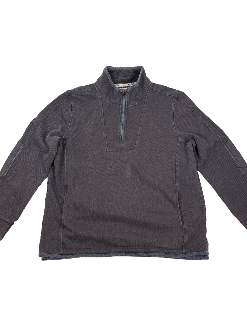 Fat Face Airlie Sweatshirt Grey Heavyweight Quarter Zip Pullover